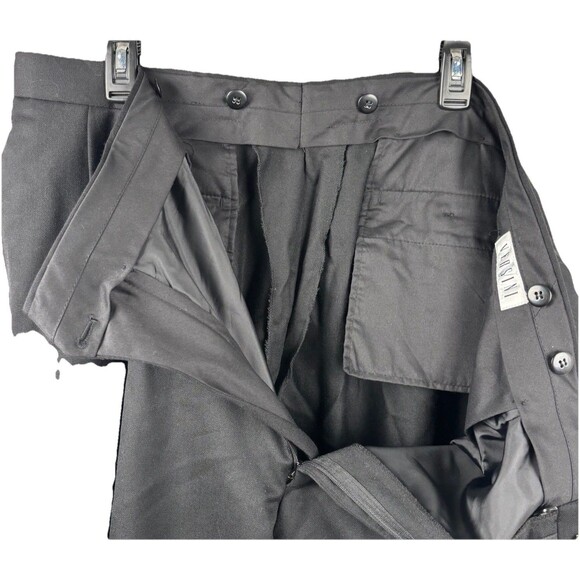 Versini Men's Tuxedo 2 Piece Suit Jacket Pants Black Wool Satin Lapels Size 50L - Picture 8 of 10